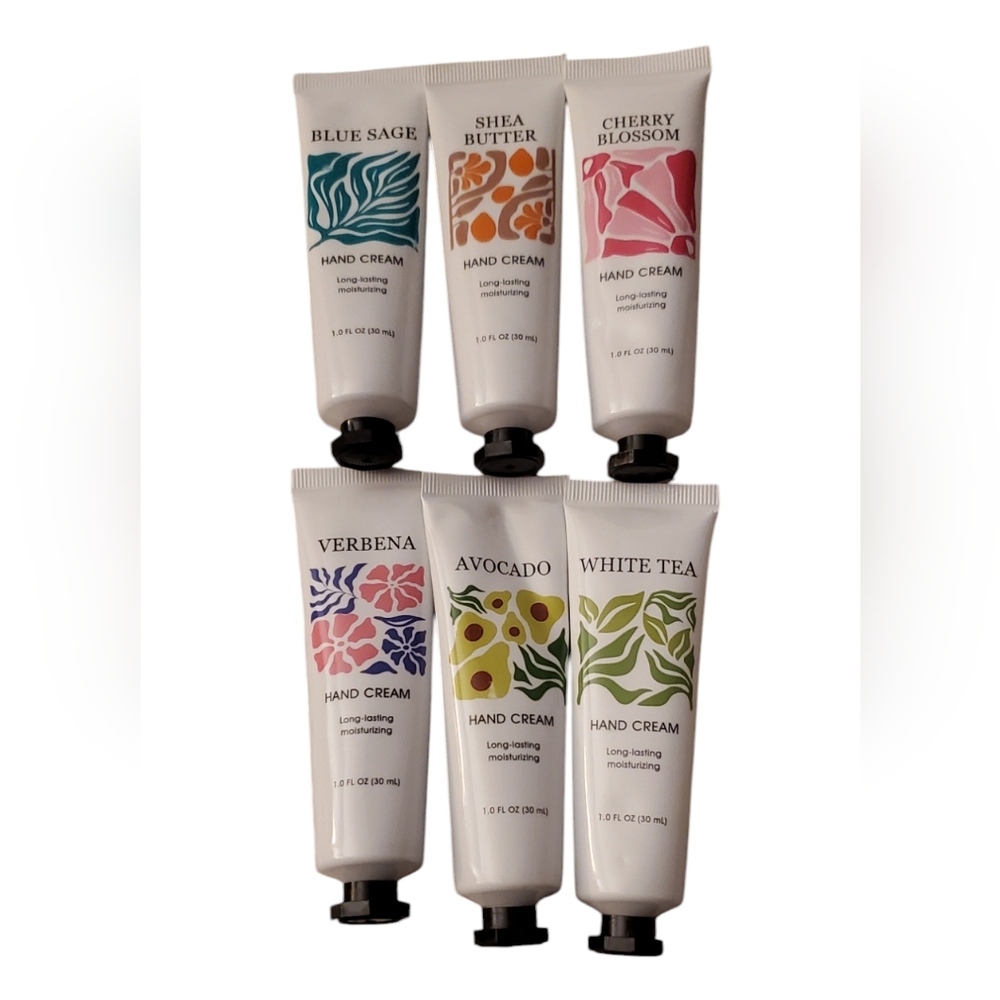 🦜 2/$10 Brand New Set of 6 Hand and Nail Cream. 30 ml.
